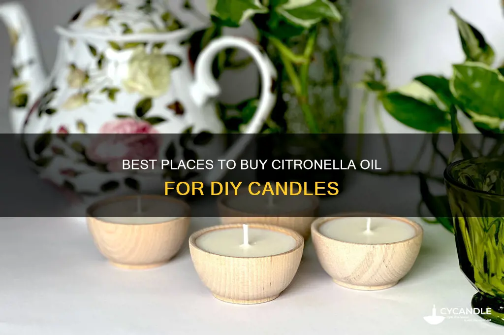 where to buy citronella oil for candles
