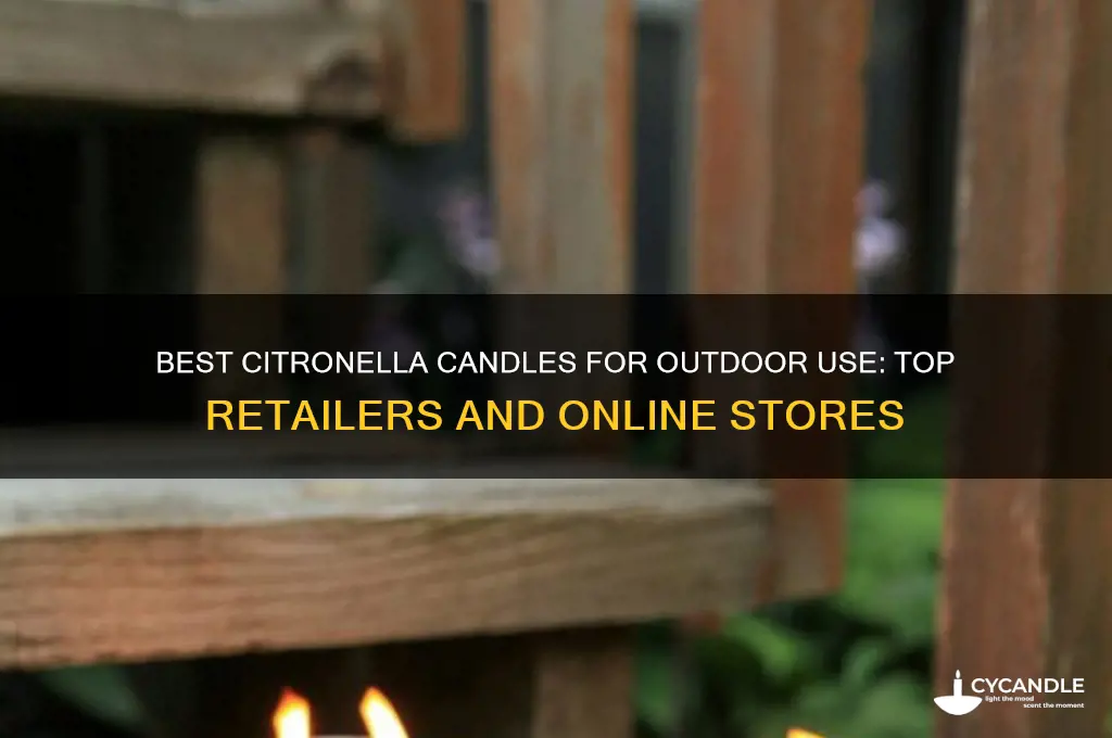 where to buy citronwlla candles for ondoor use