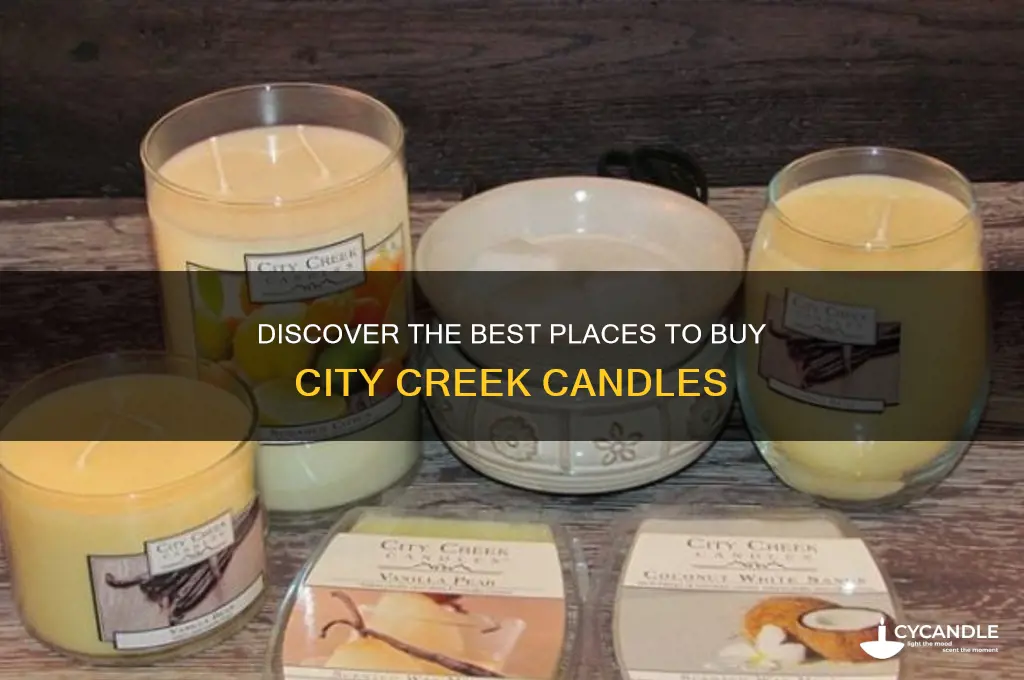 where to buy city creek candles