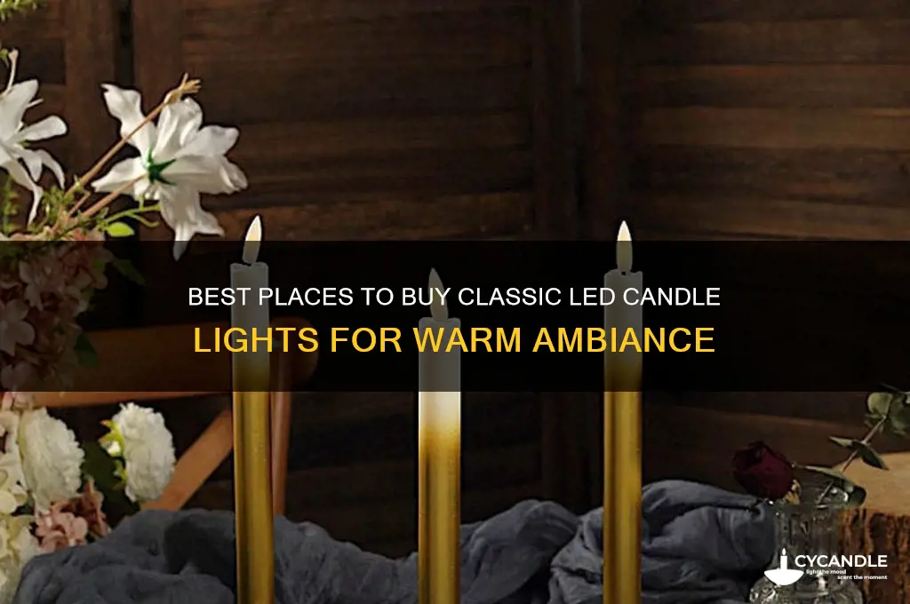 where to buy classic candle lights led same light
