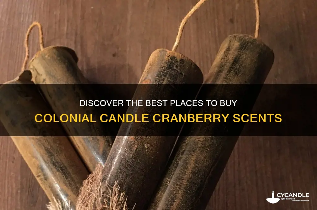 where to buy colonial candle cranberry