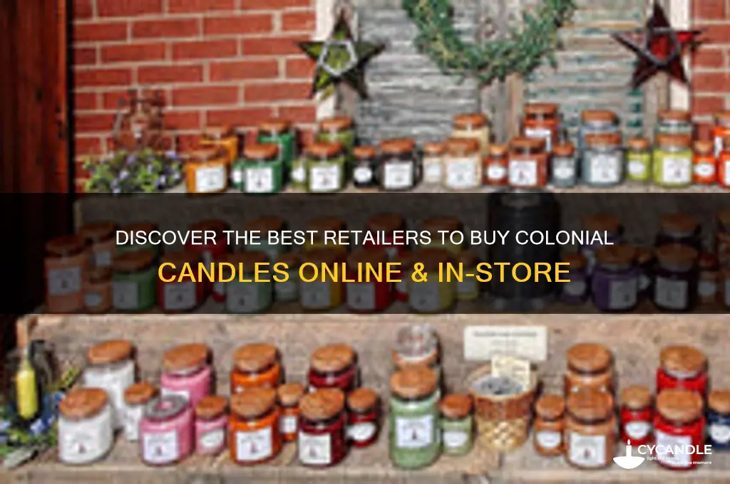 where to buy colonial candles