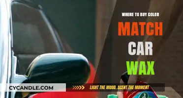 Where to Buy Color Match Car Wax: A Comprehensive Guide
