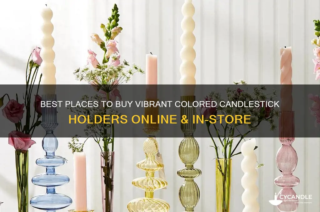 where to buy colored candle sticks