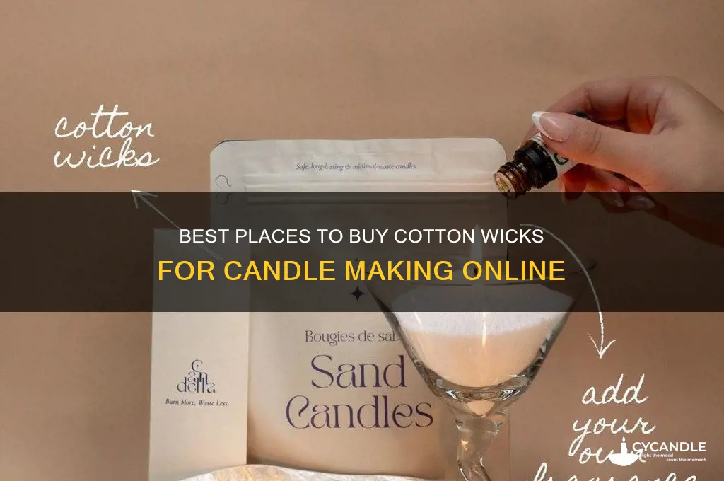 where to buy cotton wicks for candles