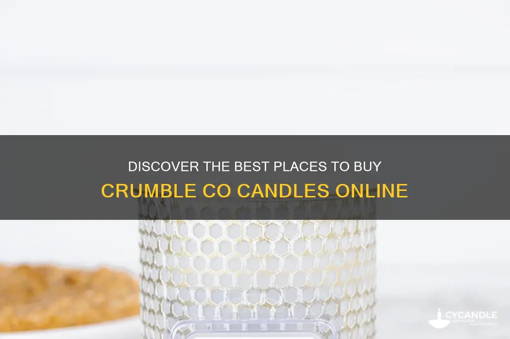 where to buy crumble co candles