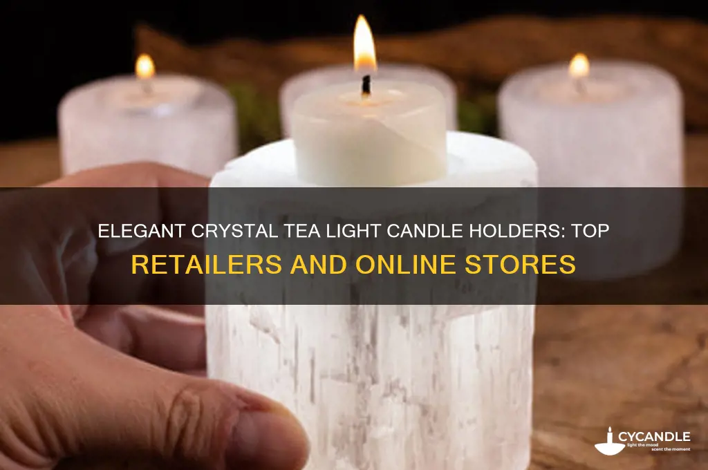 where to buy crystal tea light candle holders