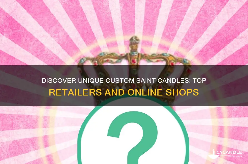 where to buy custom saint candles