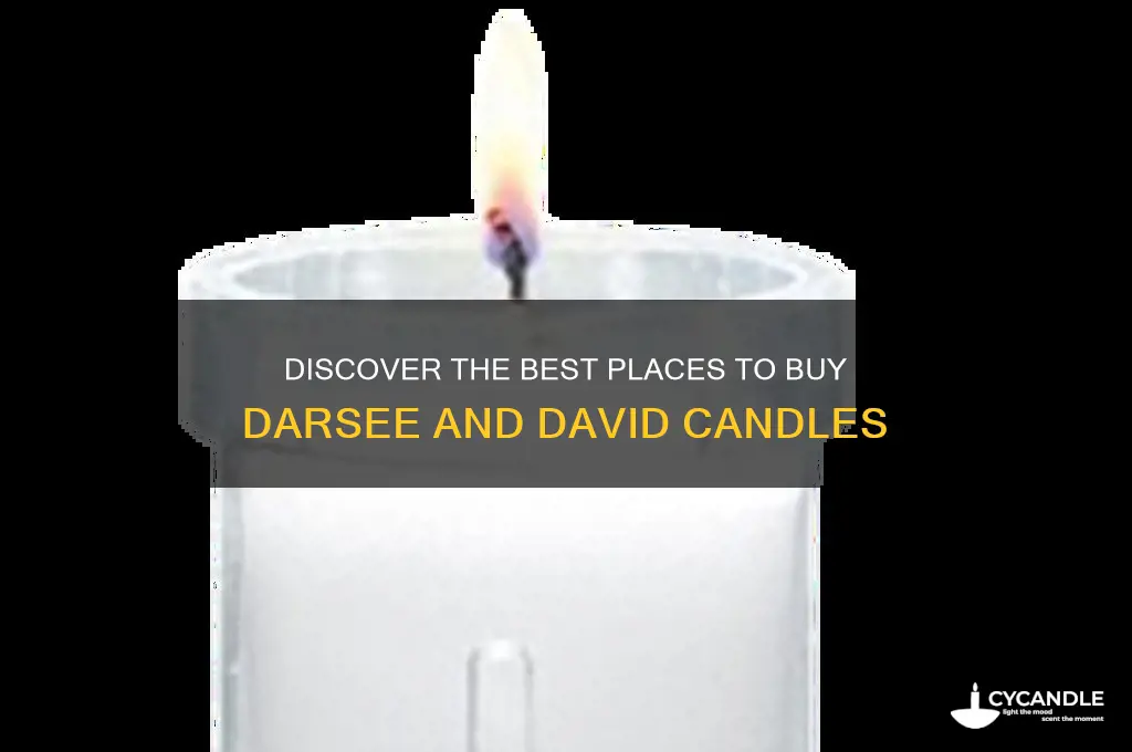 where to buy darsee and david candles