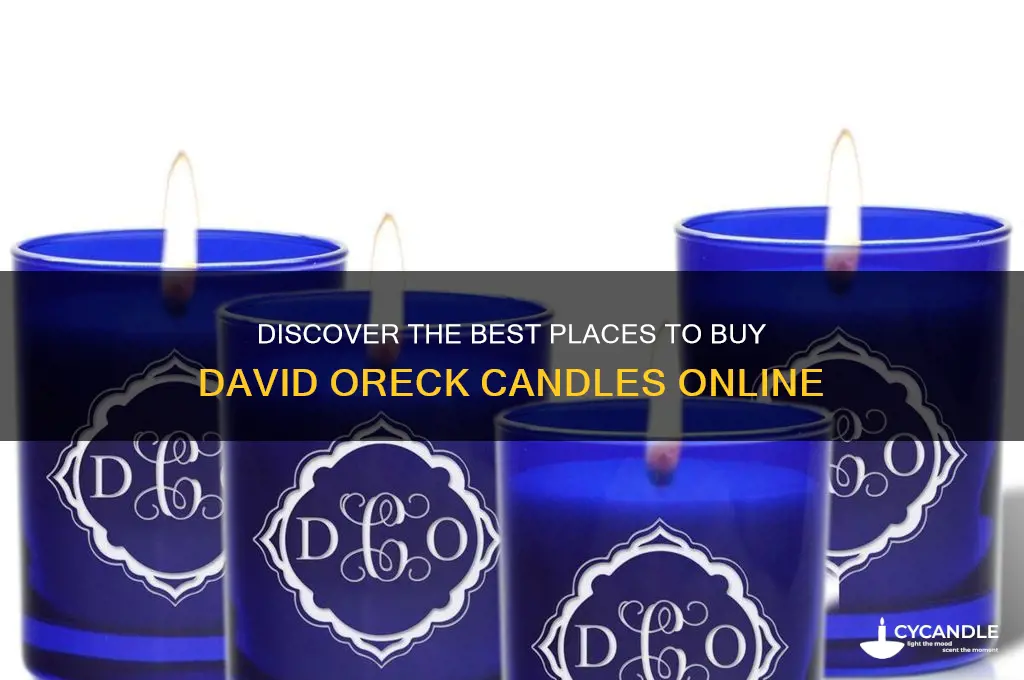 where to buy david oreck candles