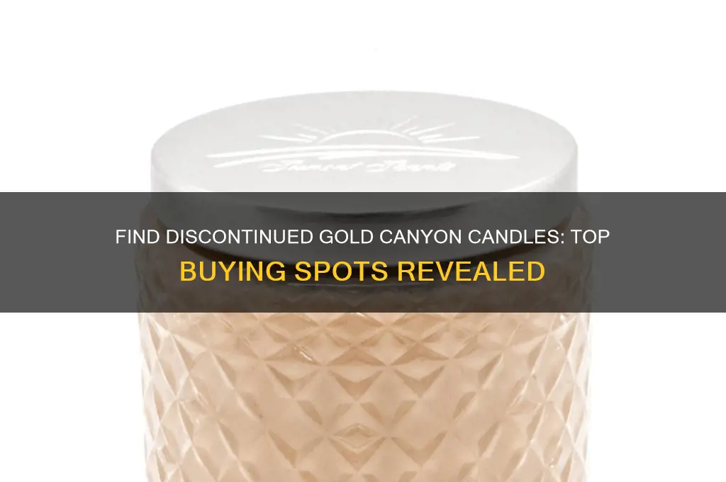 where to buy discontinued gold canyon candles