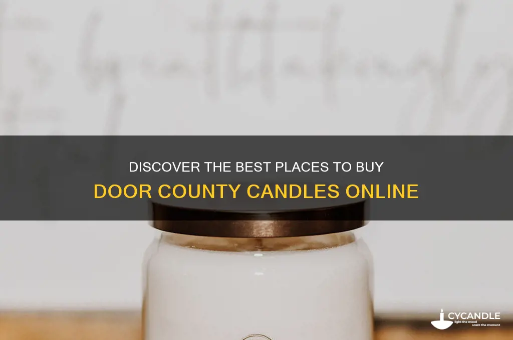 where to buy door county candles