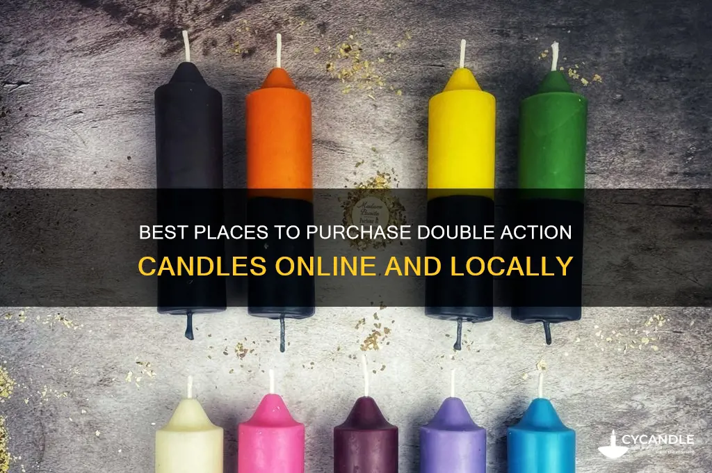 where to buy double action candles
