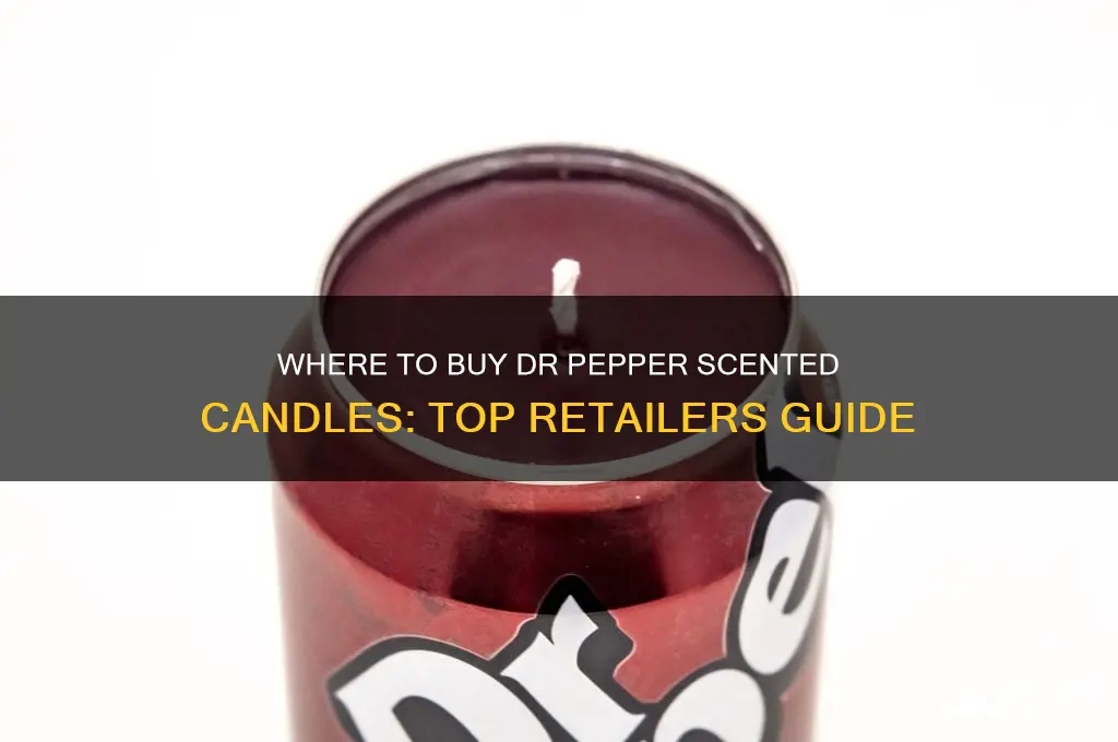 where to buy dr pepper candle