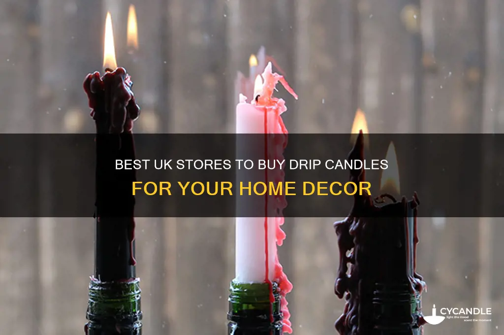 where to buy drip candles uk