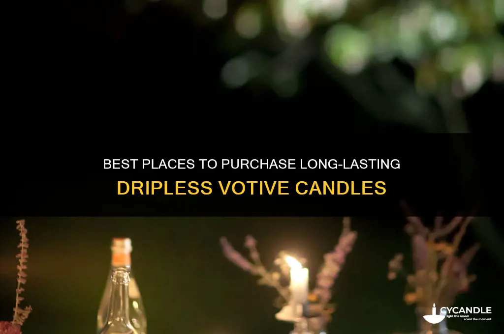 where to buy dripless votive candles