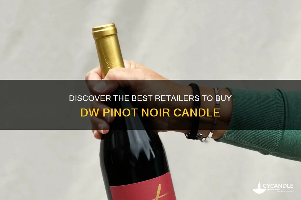 where to buy dw pinot noir candle
