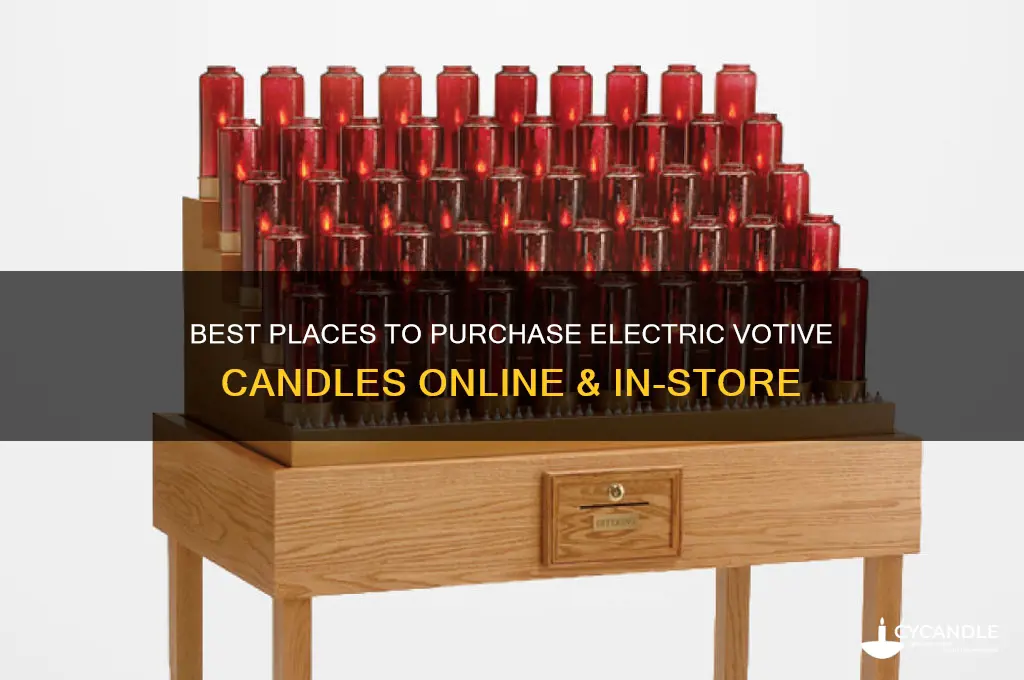where to buy electric votive candles