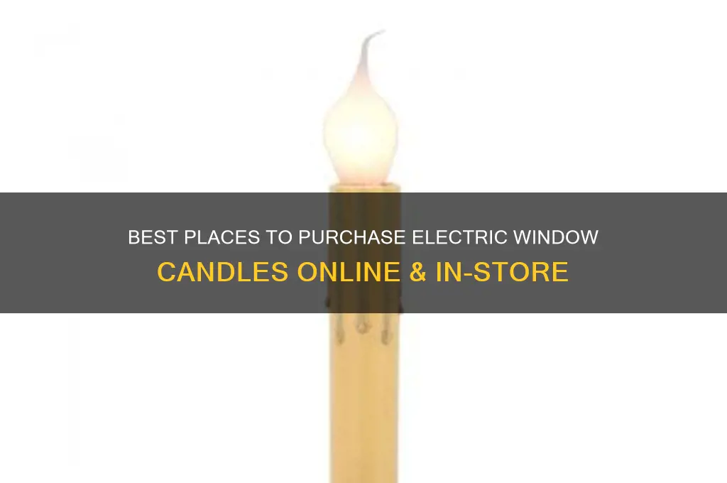 where to buy electric window candles