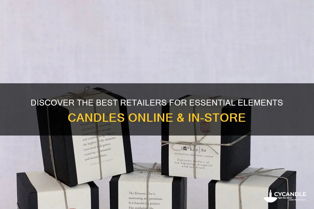 where to buy essential elements candles