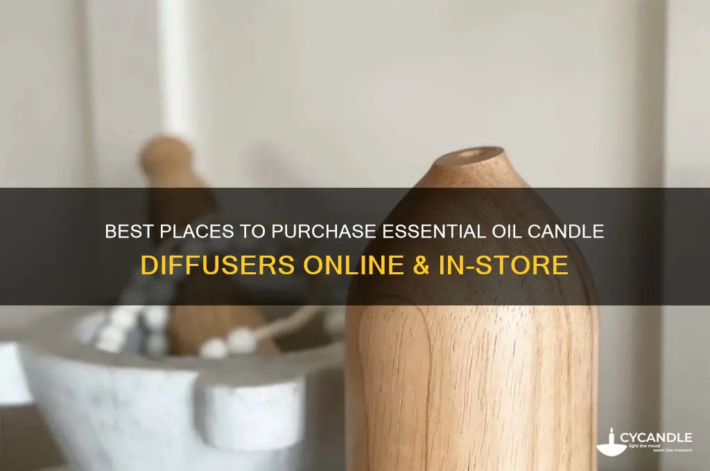 where to buy essential oil candle diffuser