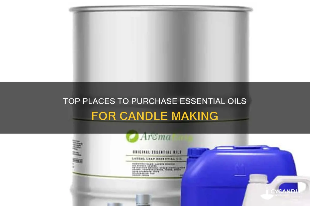 where to buy essential oils for candle making
