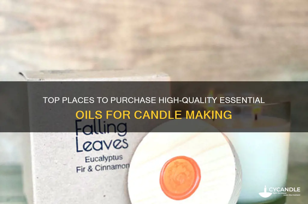 where to buy essential oils for candles