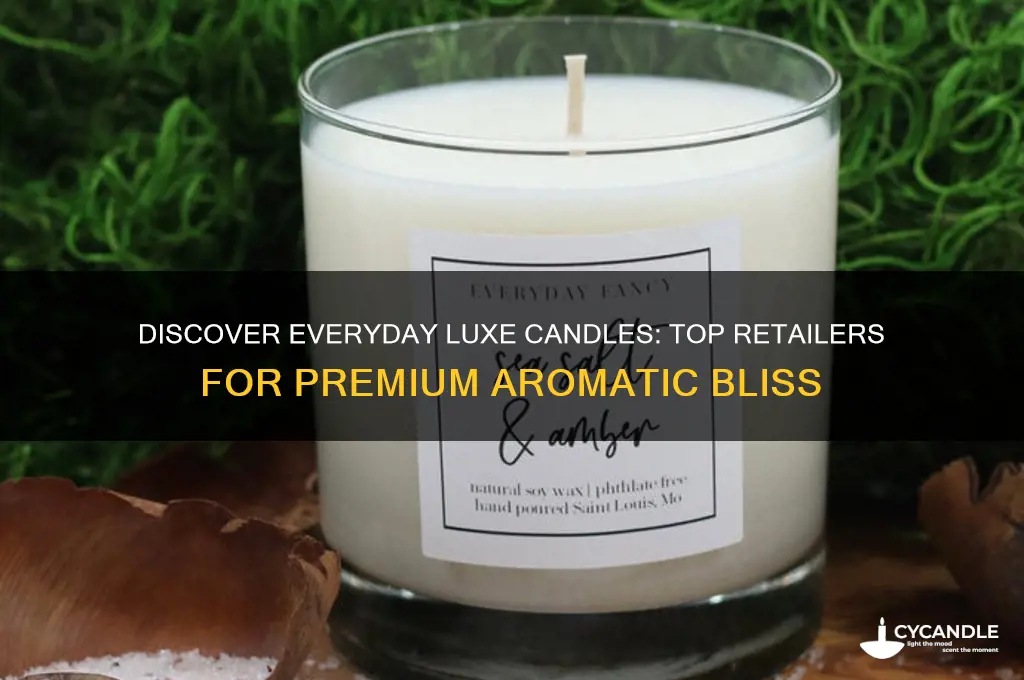 where to buy everyday luxe candles