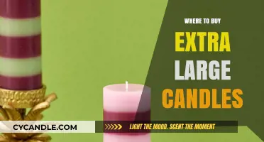 Best Places to Buy Extra Large Candles for Any Occasion
