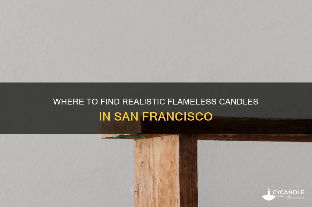 where to buy fake candles san francisco
