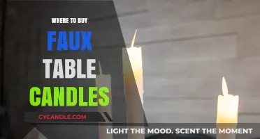 Best Places to Purchase Faux Table Candles for Stylish Decor