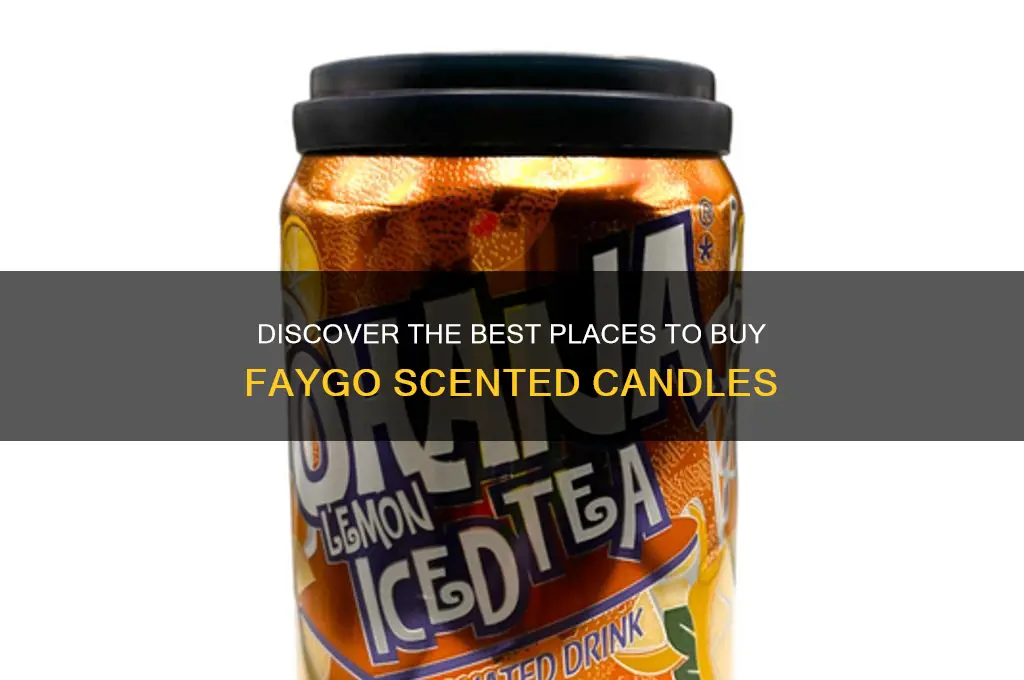 where to buy faygo candles