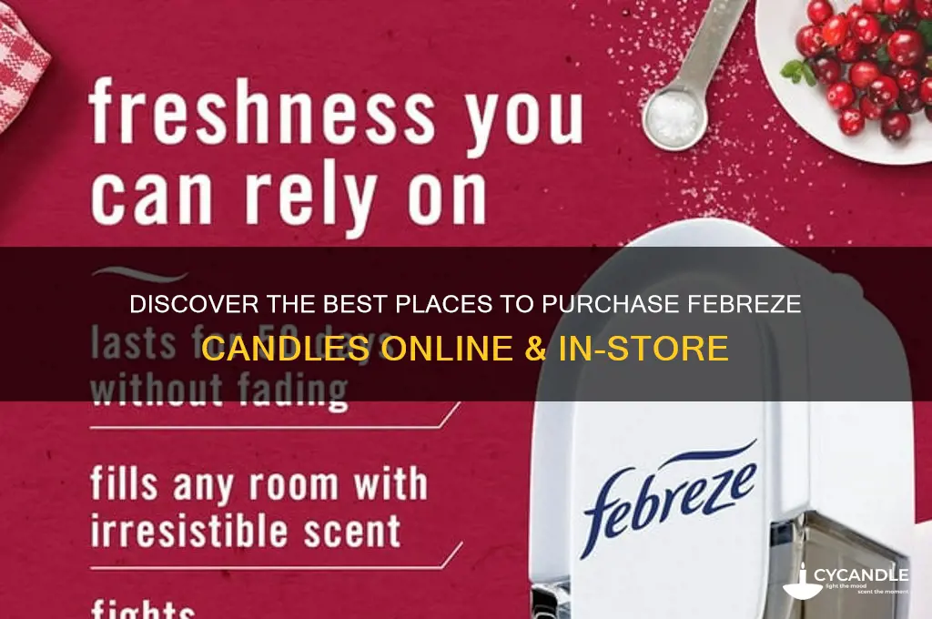 where to buy febreze candles