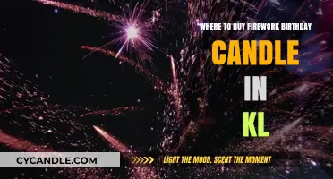 Best Spots to Buy Firework Birthday Candles in Kuala Lumpur