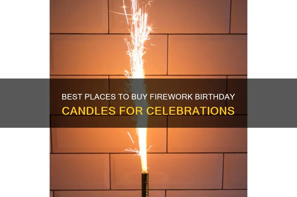 where to buy firework birthday candle