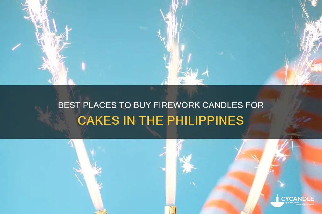 where to buy firework candles for cakes philippines
