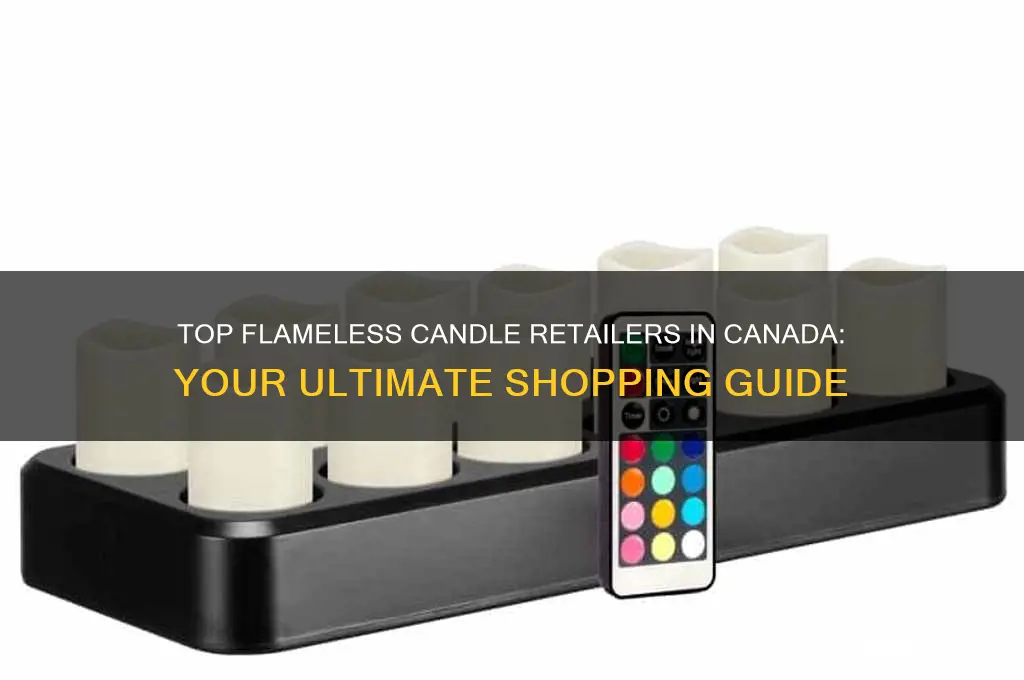 where to buy flameless candles canada