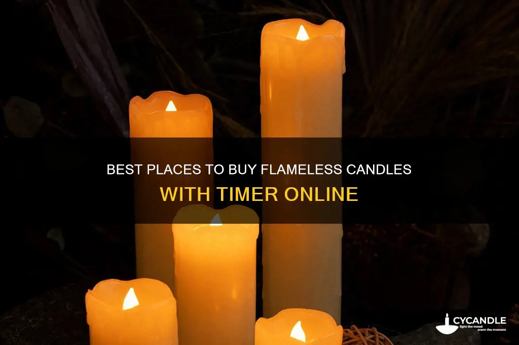 where to buy flameless candles with timer