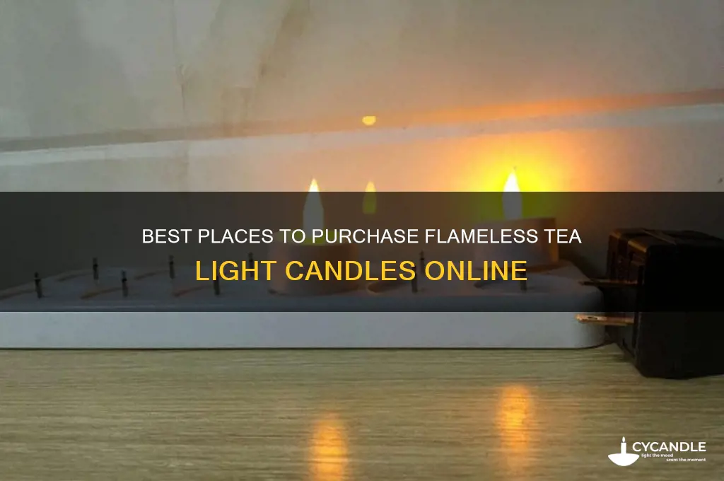 where to buy flameless tea light candles