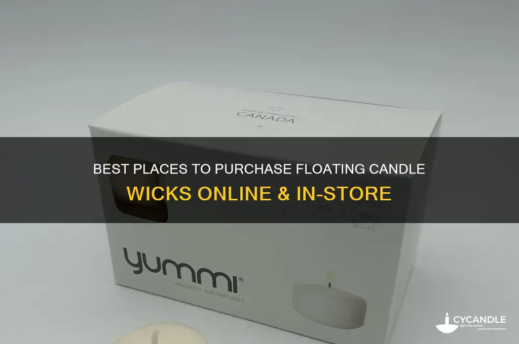 where to buy floating candle wicks