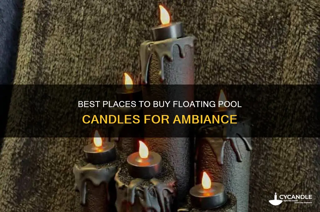 where to buy floating candles for pool