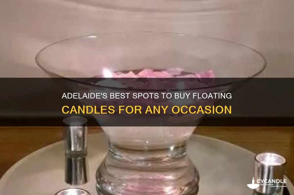 where to buy floating candles in adelaide