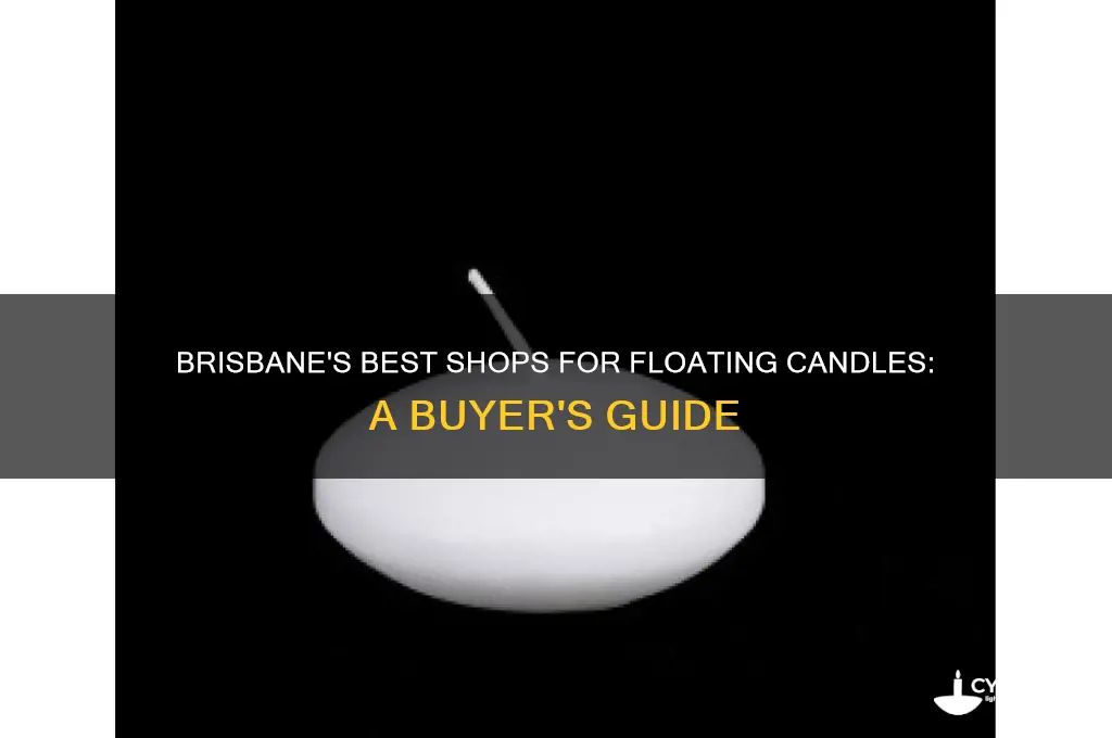 where to buy floating candles in brisbane