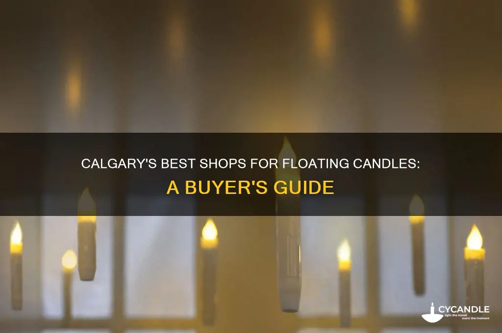 where to buy floating candles in calgary