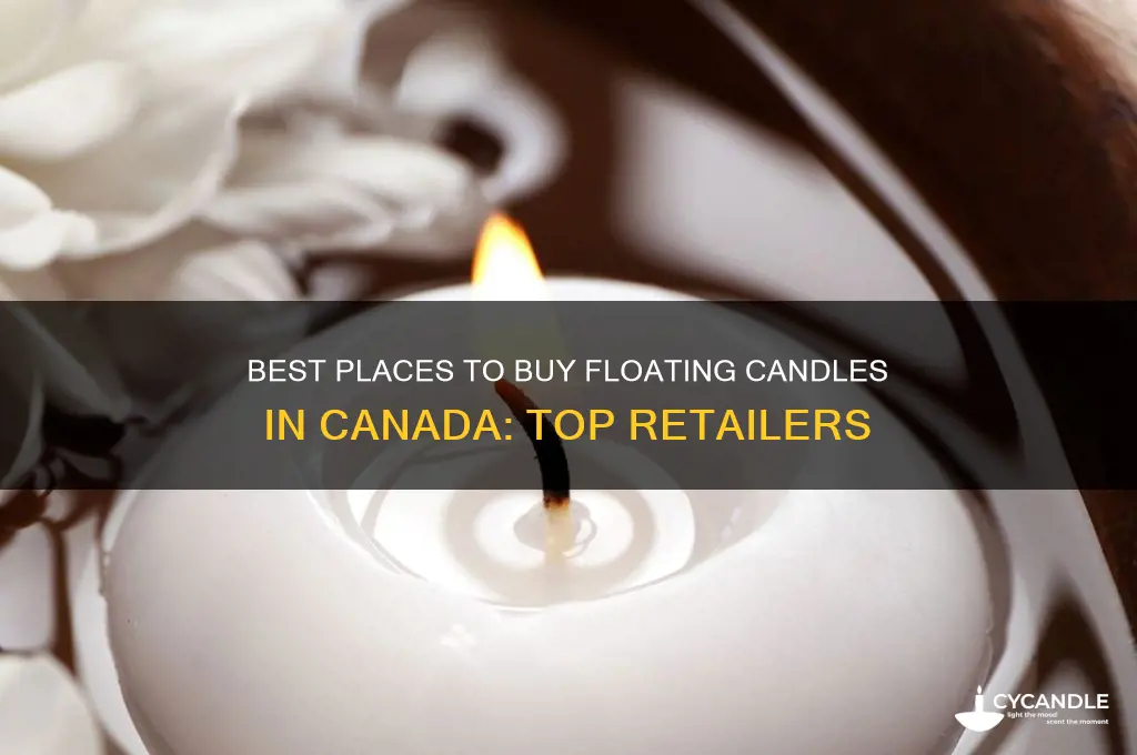 where to buy floating candles in canada