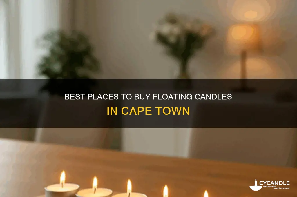 where to buy floating candles in cape town