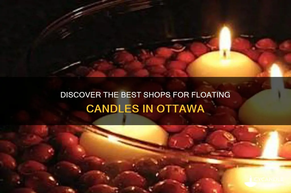 where to buy floating candles in ottawa