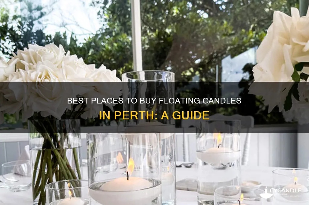where to buy floating candles in perth