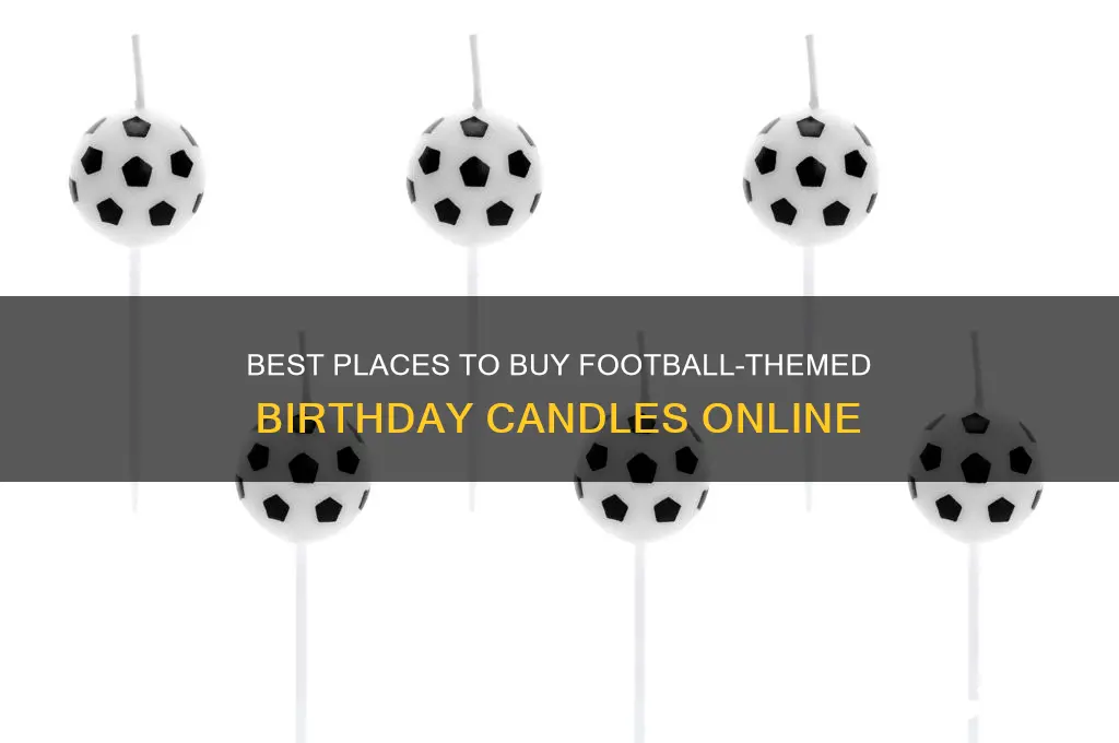 where to buy football birthday candles