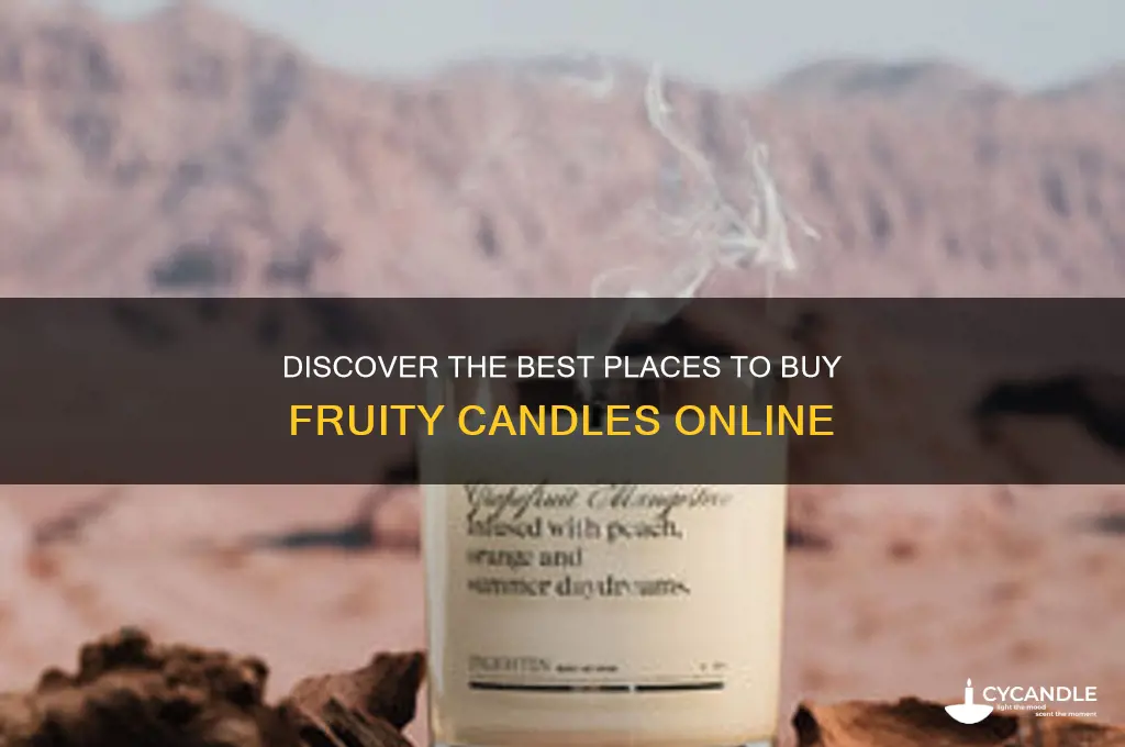 where to buy fruity candles